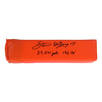 Steve DeBerg Signed End Zone Pylon Inscribed "34,241 Yds, 196 TDs" (Schwartz) at PristineAuction.com