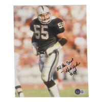 Matt Millen Signed Raiders 8x10 Photo Inscribed "All The Best" (Beckett) at PristineAuction.com