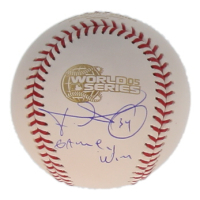 Freddy Garcia Signed Rawlings 2005 World Series Logo Baseball Inscribed "Game 4 Win" (Schwartz) at PristineAuction.com