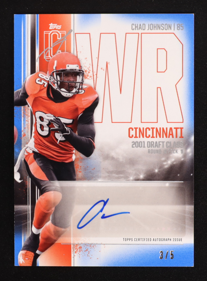 Chad Johnson 2024 Topps Signature Class Veteran Autographs Blue #VCA-CJ #3/5 at PristineAuction.com Chad Johnson 2024 Topps Signature Class Veteran Autographs Blue #VCA-CJ #3/5 at PristineAuction.com