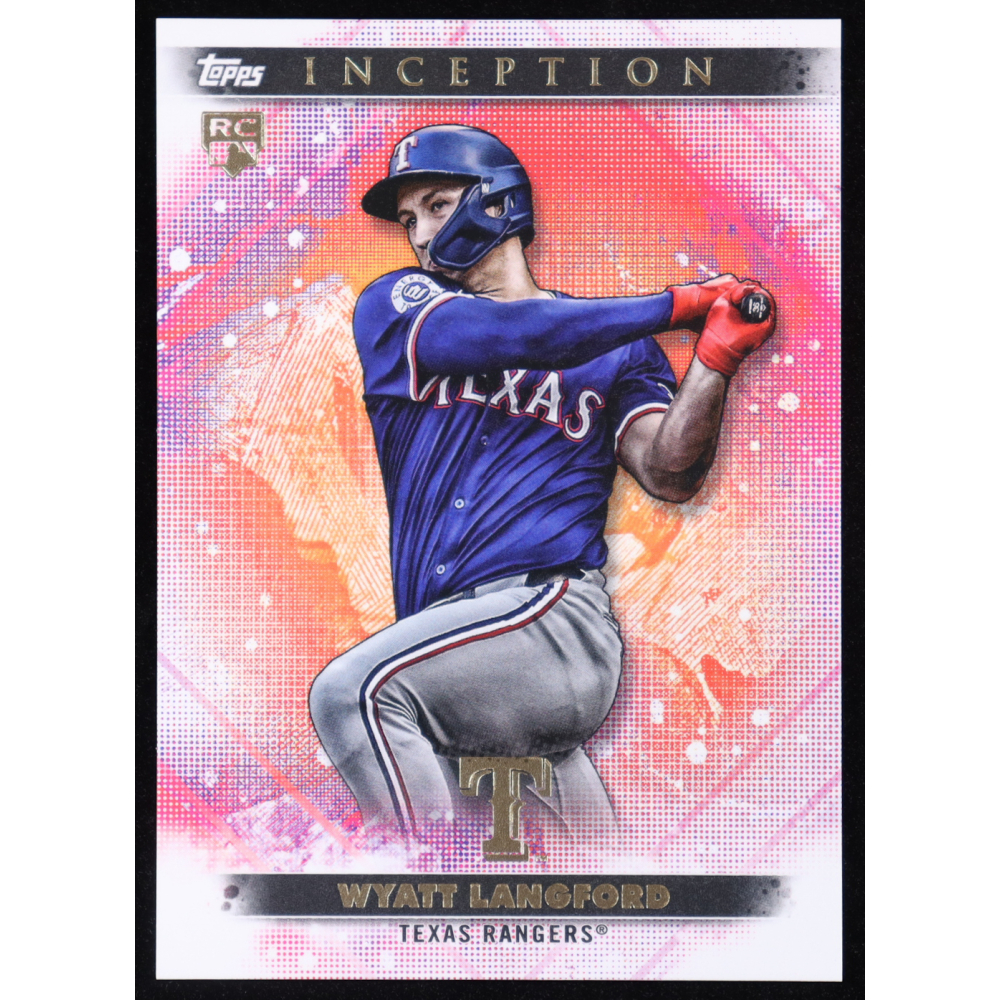 Wyatt Langford 2024 Topps Inception #83 RC at PristineAuction.com