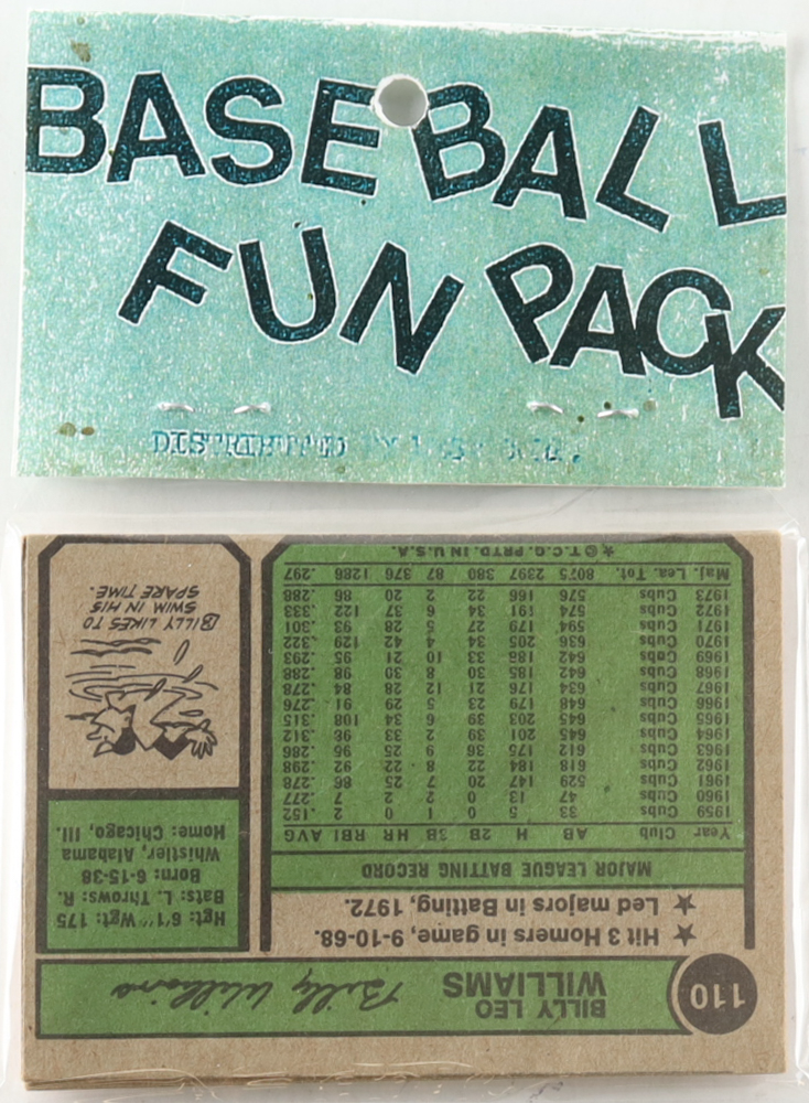 1974 Topps Baseball Card Fun Pack with (10) Cards at PristineAuction.com 1974 Topps Baseball Card Fun Pack with (10) Cards at PristineAuction.com