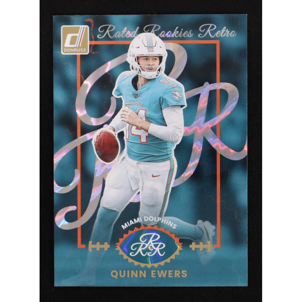 Quinn Ewers 2025 Donruss Rated Rookies Retro #13 RC at PristineAuction.com