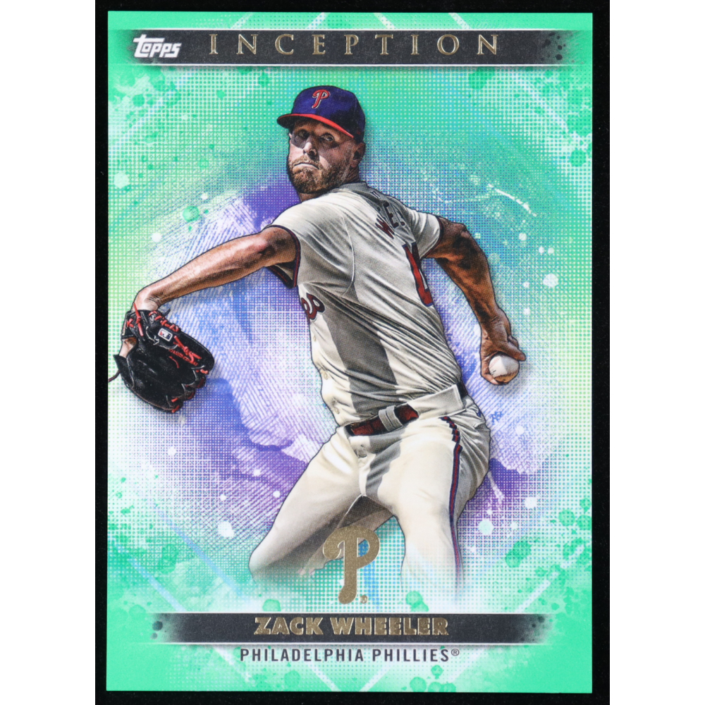Zack Wheeler 2024 Topps Inception Green #54 at PristineAuction.com