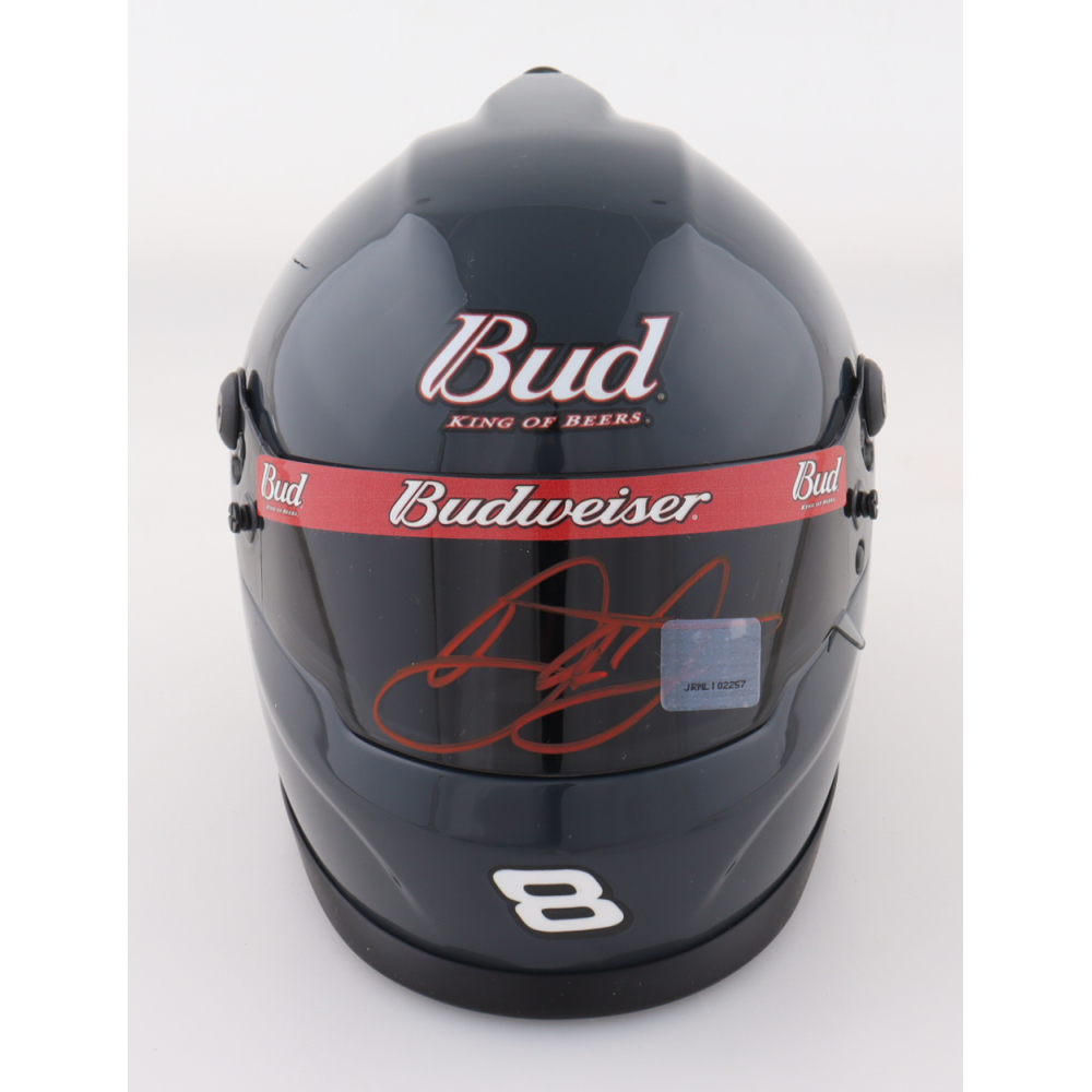 Dale Earnhardt Jr. Signed Budweiser NASCAR Mini Helmet (JR Motorsports) at PristineAuction.com