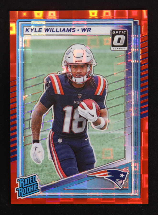 Kyle Williams 2025 Donruss Optic Rated Rookies Preview Red Pandora #327 RC at PristineAuction.com Kyle Williams 2025 Donruss Optic Rated Rookies Preview Red Pandora #327 RC at PristineAuction.com