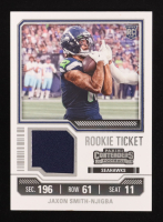 Jaxon Smith-Njigba 2023 Panini Contenders Rookie Ticket Swatches #17 RC at PristineAuction.com