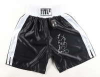 James "Buster" Douglas Signed Title Boxing Trunks Inscribed "I Beat Iron Mike 2-11-90" (Schwartz) at PristineAuction.com
