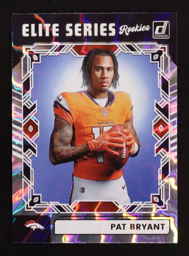 Pat Bryant 2025 Donruss The Elite Series Rookies #28 RC at PristineAuction.com Pat Bryant 2025 Donruss The Elite Series Rookies #28 RC at PristineAuction.com