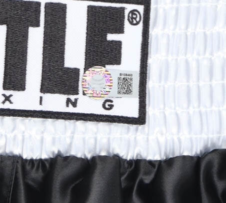 Roy Jones Jr. Signed Title Boxing Trunks (Schwartz) at PristineAuction.com Roy Jones Jr. Signed Title Boxing Trunks (Schwartz) at PristineAuction.com