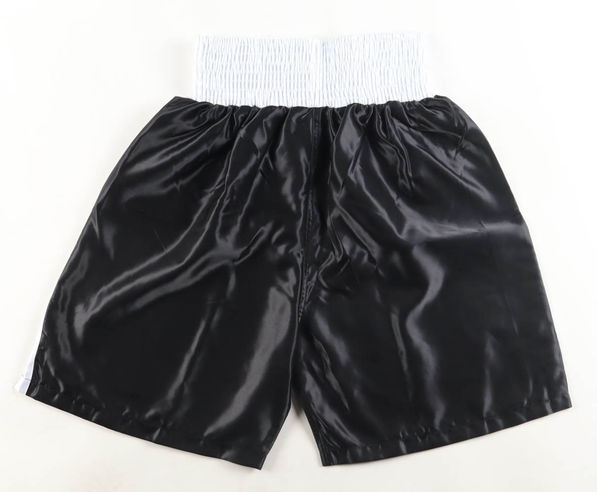 Roy Jones Jr. Signed Title Boxing Trunks (Schwartz) at PristineAuction.com Roy Jones Jr. Signed Title Boxing Trunks (Schwartz) at PristineAuction.com