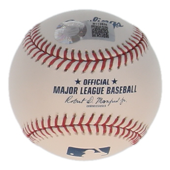 Kerry Wood Signed OML Baseball Inscribed "1998 N.L. ROY" (Schwartz) at PristineAuction.com Kerry Wood Signed OML Baseball Inscribed "1998 N.L. ROY" (Schwartz) at PristineAuction.com