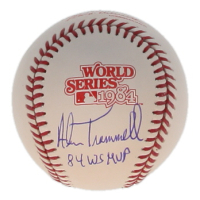 Alan Trammell Signed 1984 World Series Baseball Inscribed "84 WS MVP" (Schwartz) at PristineAuction.com