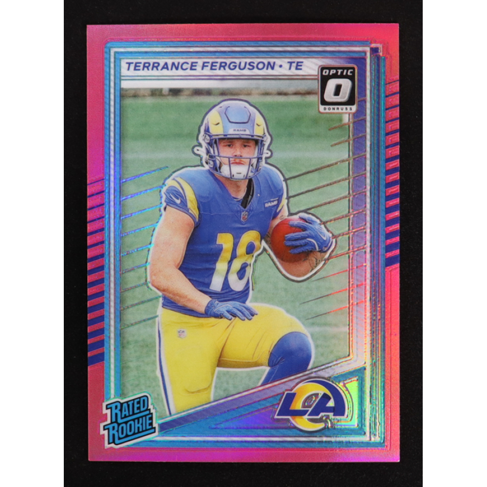 Terrance Ferguson 2025 Donruss Optic Rated Rookies Preview Pink #323 RC at PristineAuction.com