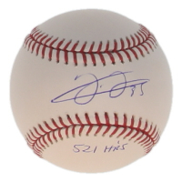 Frank Thomas Signed OML Baseball Inscribed "521 HR's" (Schwartz) at PristineAuction.com