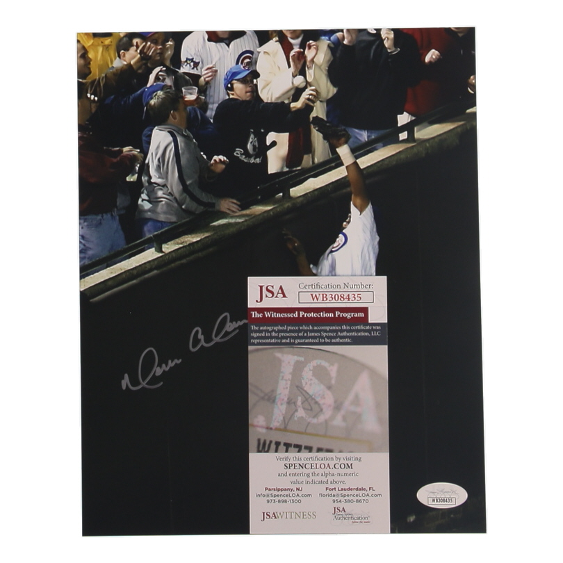 Moises Alou Signed Cubs 8x10 Photo (JSA) at PristineAuction.com Moises Alou Signed Cubs 8x10 Photo (JSA) at PristineAuction.com