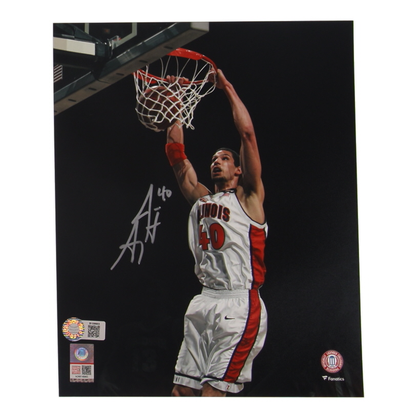 James Augustine Signed Illinois Fighting Illini 8x10 Photo (Schwartz) at PristineAuction.com James Augustine Signed Illinois Fighting Illini 8x10 Photo (Schwartz) at PristineAuction.com