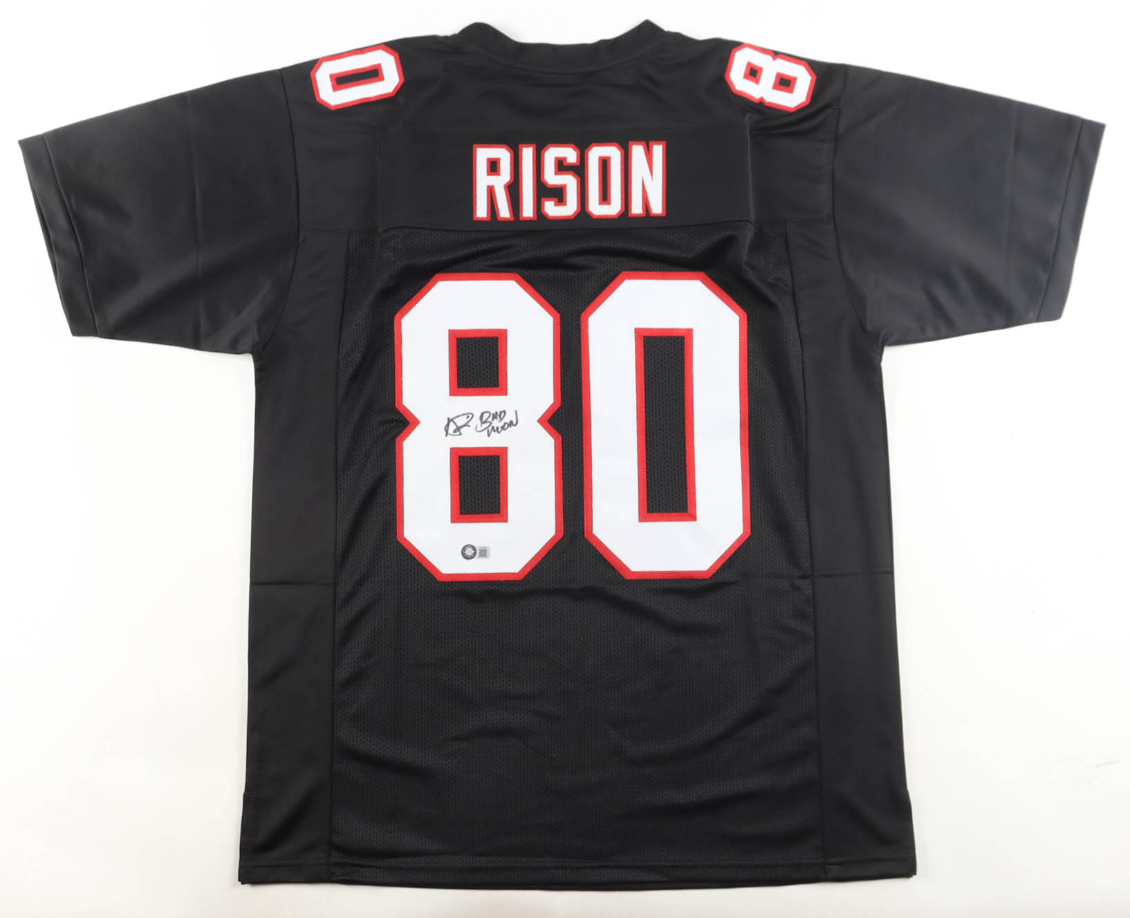 Andre Rison Signed Jersey Inscribed "Bad Moon" (Schwartz) at PristineAuction.com Andre Rison Signed Jersey Inscribed "Bad Moon" (Schwartz) at PristineAuction.com