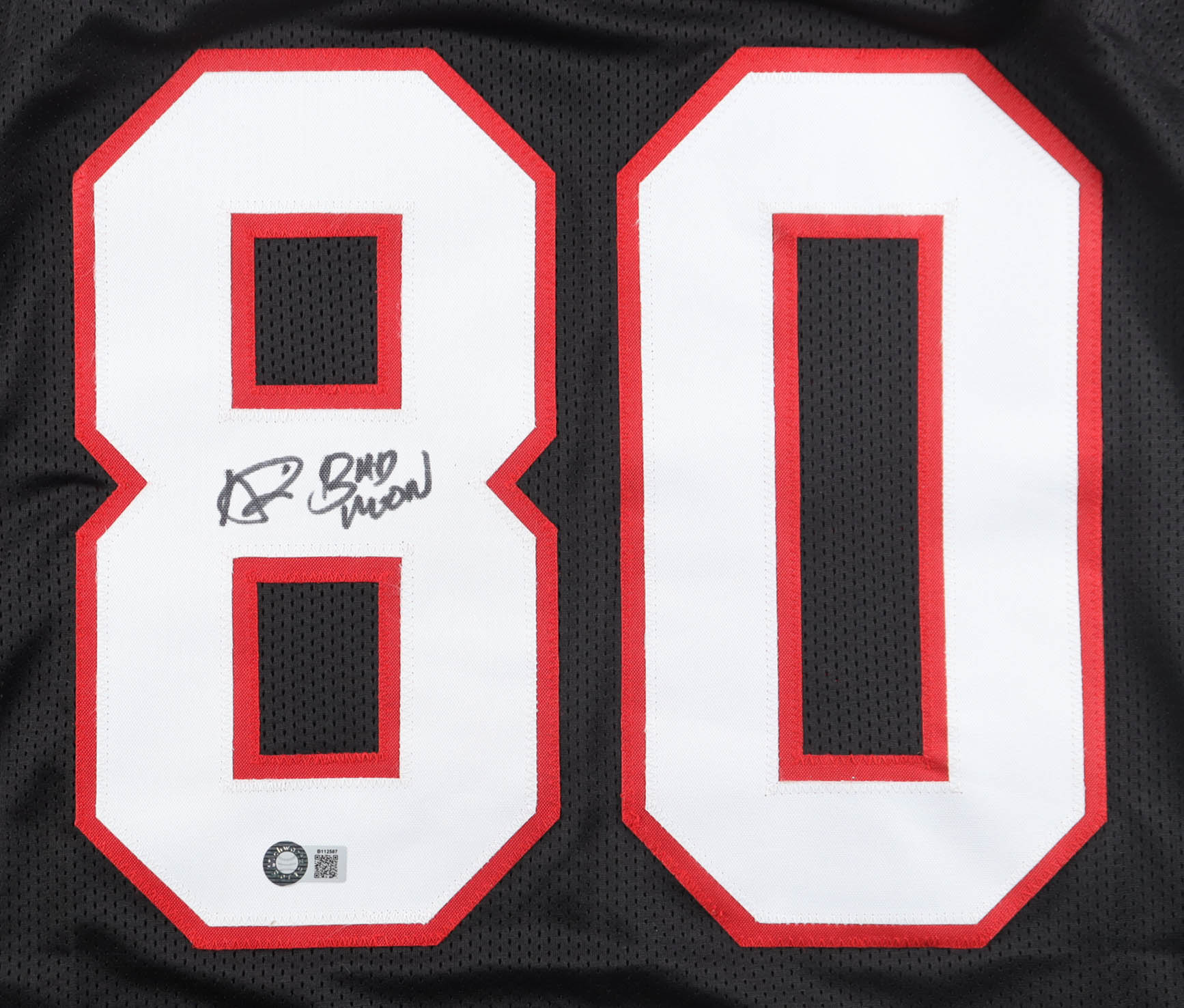Andre Rison Signed Jersey Inscribed "Bad Moon" (Schwartz) at PristineAuction.com Andre Rison Signed Jersey Inscribed "Bad Moon" (Schwartz) at PristineAuction.com