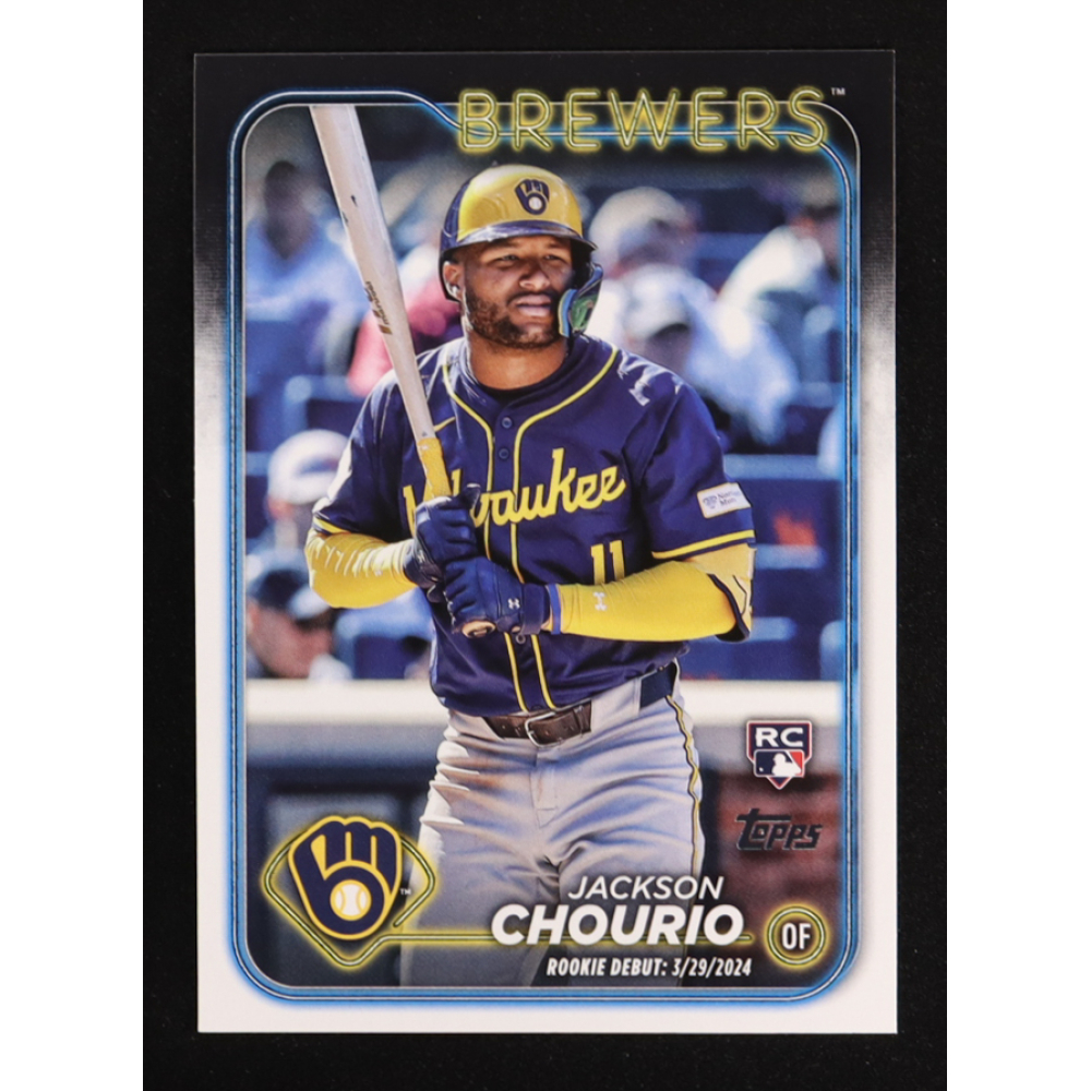 Jackson Chourio 2024 Topps Update #US155 RC at PristineAuction.com