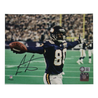 Cris Carter Signed Vikings 8x10 Photo (Schwartz) at PristineAuction.com