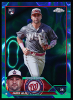 Jake Alu 2023 Topps Chrome Update Blue Green Lava Lamp Refractors #USC65 #077/125 RC at PristineAuction.com