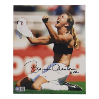 Brandi Chastain Signed Team USA 8x10 Photo Inscribed "6 USA" (Schwartz) at PristineAuction.com