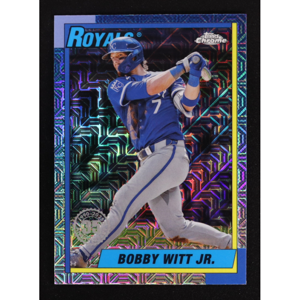Bobby Witt Jr. 2025 Topps '90 Topps Silver Pack Chrome #T90C56 at PristineAuction.com