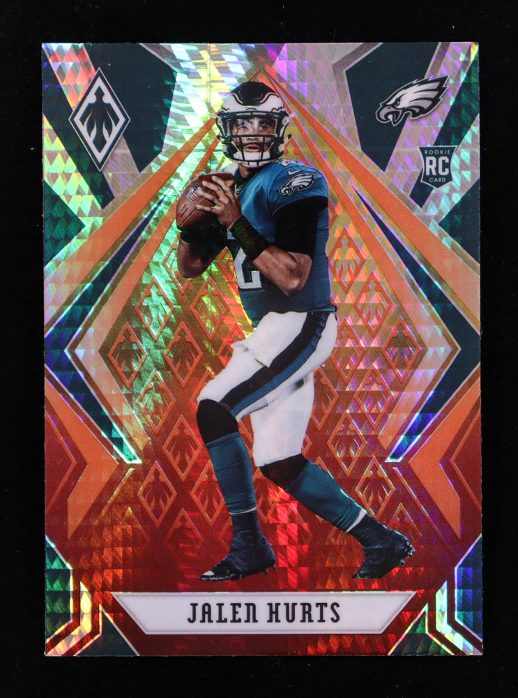 Jalen Hurts 2020 Panini Phoenix Fire Burst #114 RC