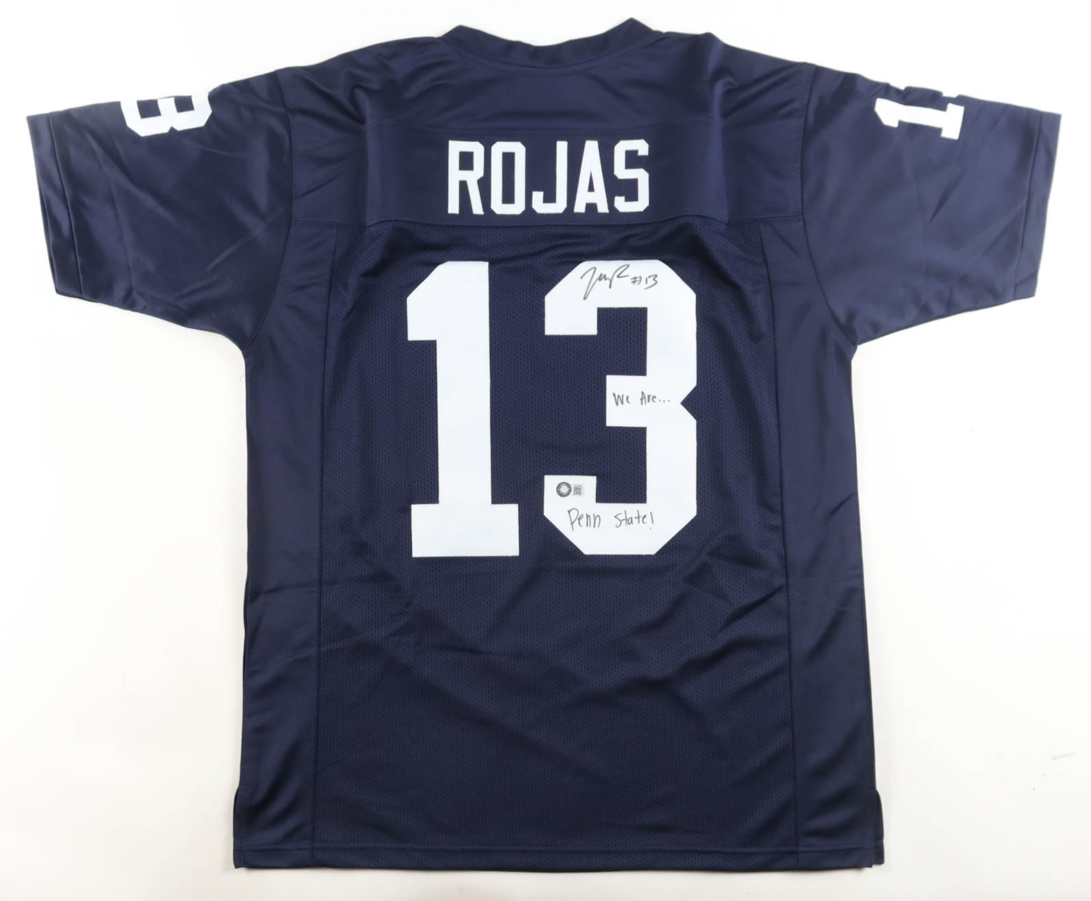 Tony Rojas Signed Jersey Inscribed "We Are... Penn State!" (Schwartz) at PristineAuction.com Tony Rojas Signed Jersey Inscribed "We Are... Penn State!" (Schwartz) at PristineAuction.com