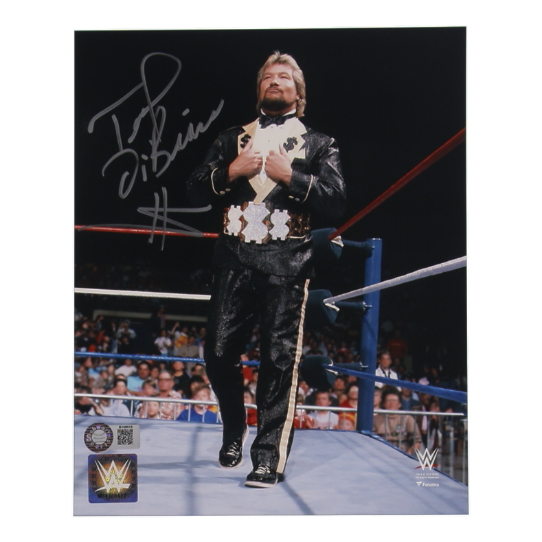 Ted DiBiase Signed WWE 8x10 Photo Inscribed "$" (Schwartz) at PristineAuction.com Ted DiBiase Signed WWE 8x10 Photo Inscribed "$" (Schwartz) at PristineAuction.com