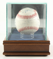 Mickey Mantle, Reggie Jackson, Ted Williams, Hank Aaron | Baseball Hall of Famers & Stars OAL Baseball Signed By (14) (JSA) at PristineAuction.com