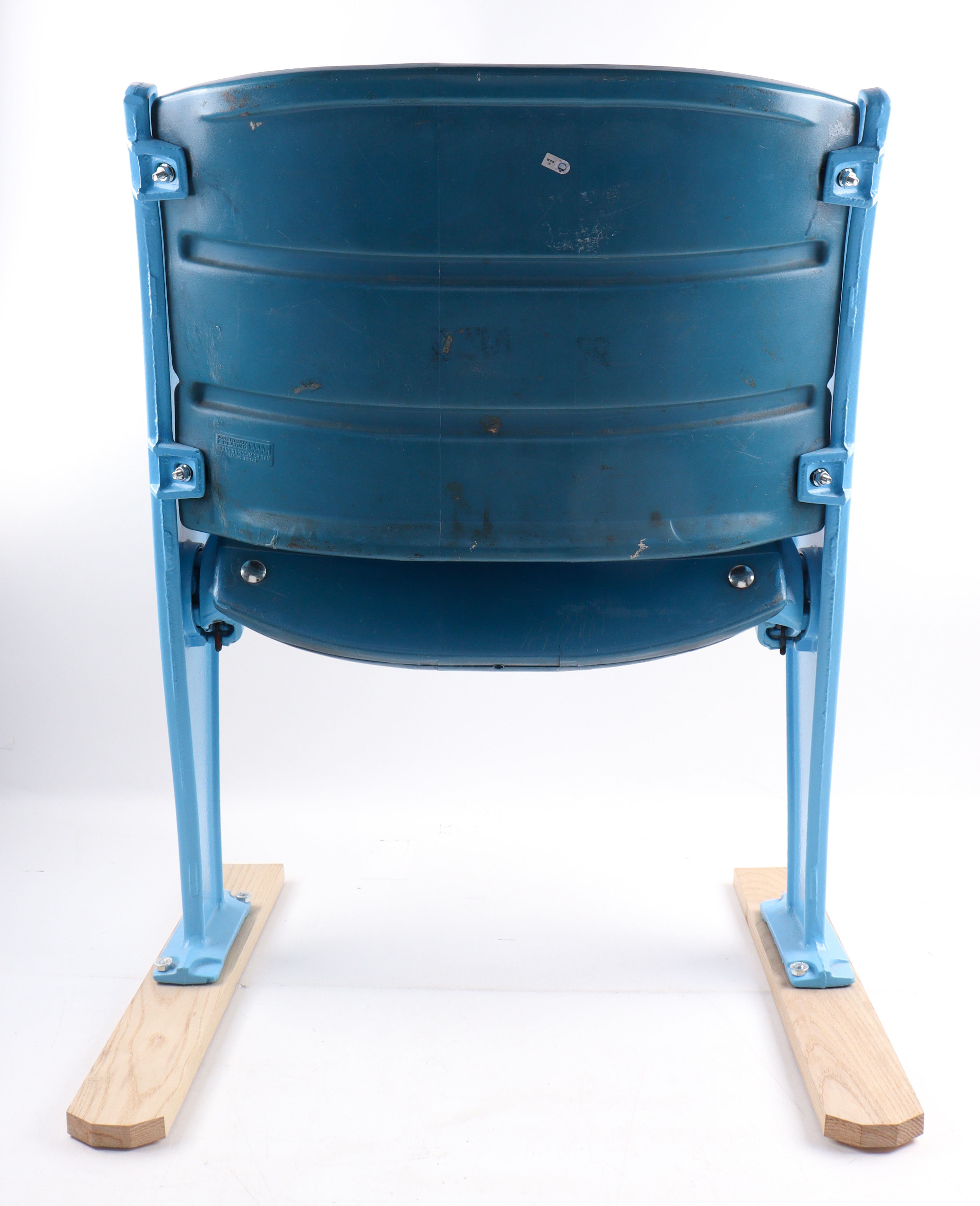 Yankee Stadium Commemorative Stadium Seat #3 with Original Seat Back and Seat Bottom (Steiner & MLB) at PristineAuction.com Yankee Stadium Commemorative Stadium Seat #3 with Original Seat Back and Seat Bottom (Steiner & MLB) at PristineAuction.com