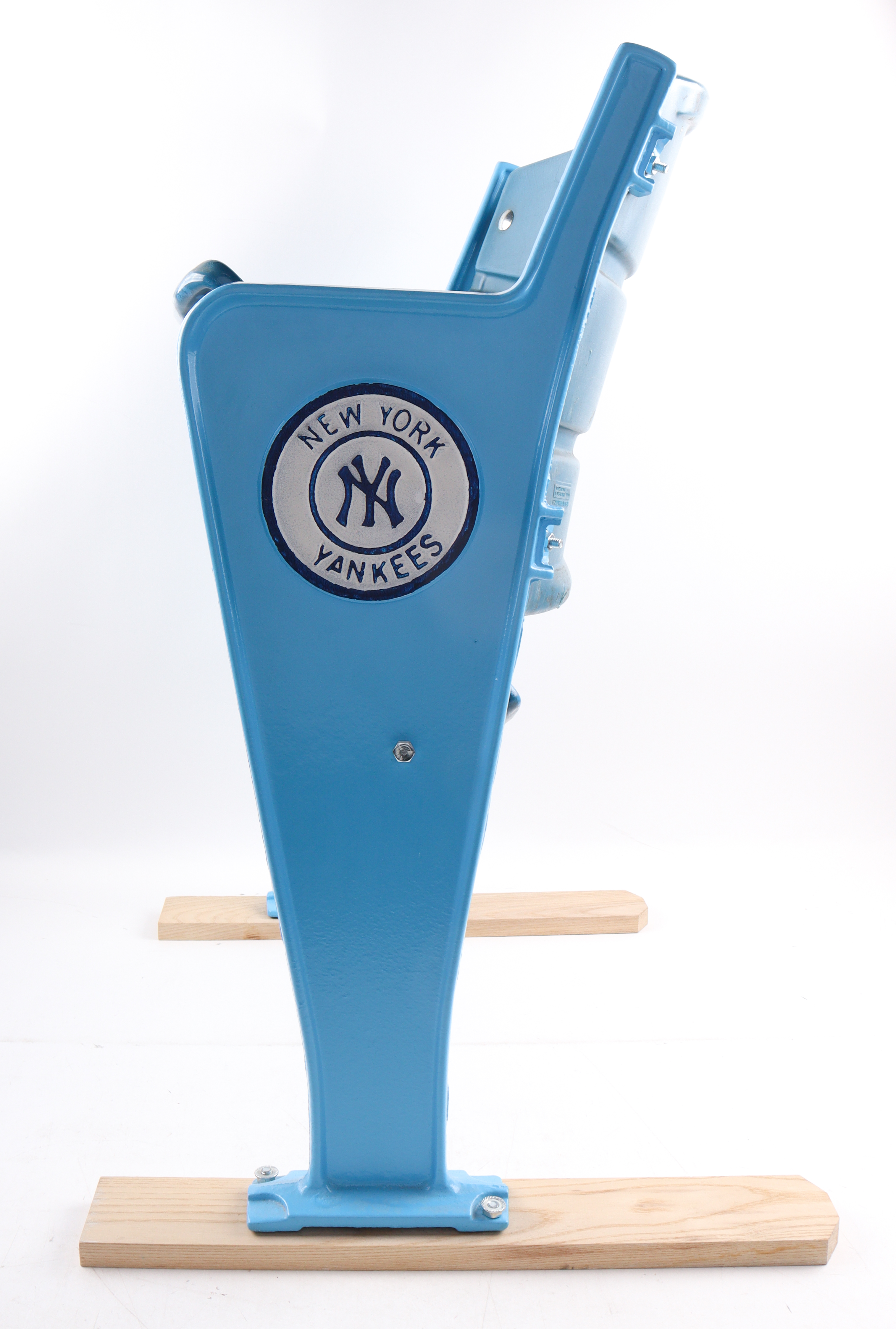 Yankee Stadium Commemorative Stadium Seat #3 with Original Seat Back and Seat Bottom (Steiner & MLB) at PristineAuction.com Yankee Stadium Commemorative Stadium Seat #3 with Original Seat Back and Seat Bottom (Steiner & MLB) at PristineAuction.com