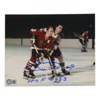 Bobby Hull Signed Blackhawks 8x10 Photo Inscribed "HOF 1983" (Schwartz) at PristineAuction.com