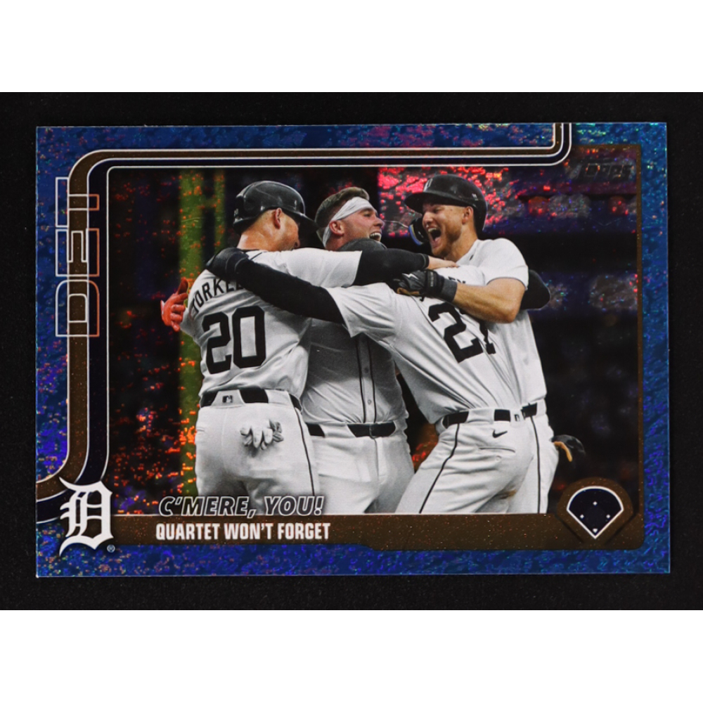 Spencer Torkelson / Trey Sweeney 2025 Topps Blue Holo Foil #491 C'Mere, You! #070/150 at PristineAuction.com