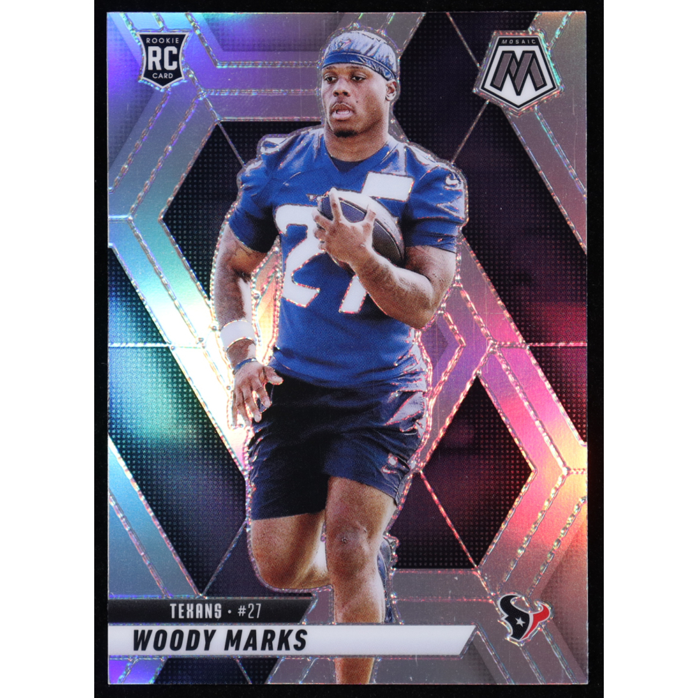 Woody Marks 2025 Panini Mosaic Silver #395 RC at PristineAuction.com