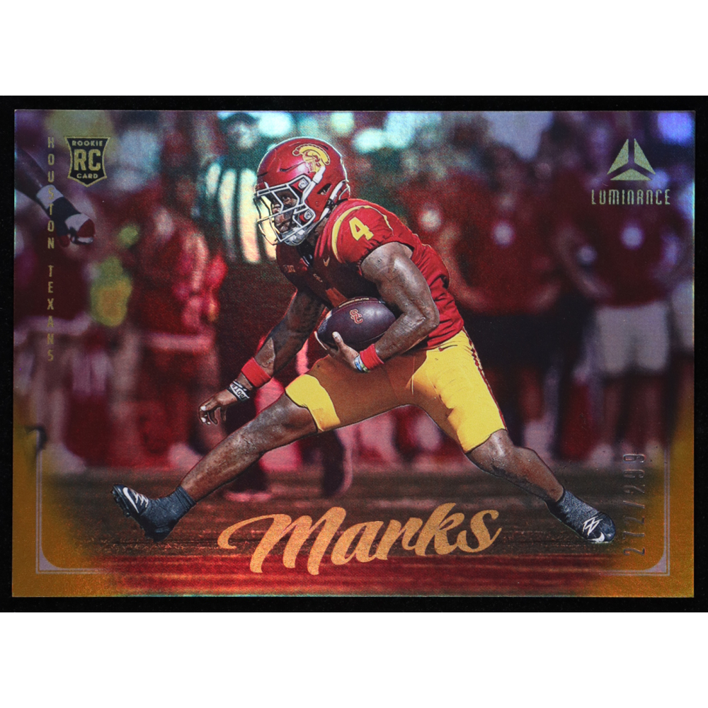 Woody Marks 2025 Panini Luminance Gold #182 #272/299 RC at PristineAuction.com