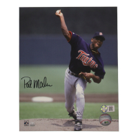Pat Mahomes Sr. Signed Twins 8x10 Photo (Schwartz) at PristineAuction.com