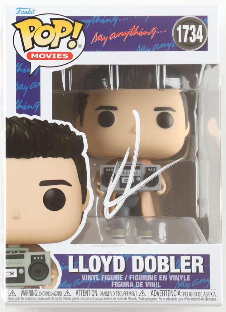 John Cusack Signed "Say Anything" #1734 Lloyd Dobler Funko Pop! Vinyl Figure (Schwartz) at PristineAuction.com John Cusack Signed "Say Anything" #1734 Lloyd Dobler Funko Pop! Vinyl Figure (Schwartz) at PristineAuction.com