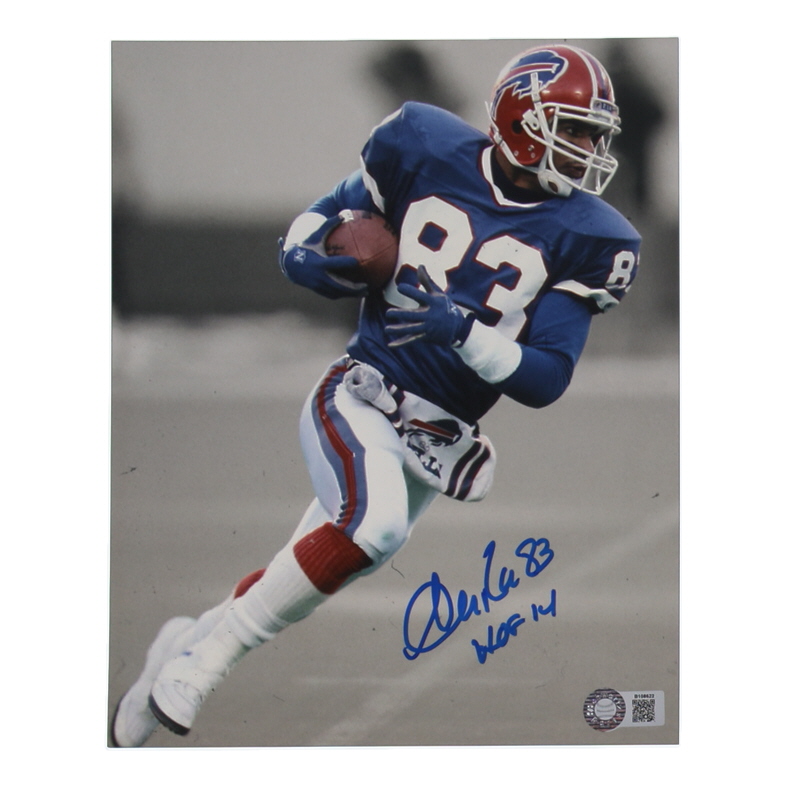 Andre Reed Signed Bills 8x10 Photo Inscribed "HOF 14" (Schwartz) at PristineAuction.com Andre Reed Signed Bills 8x10 Photo Inscribed "HOF 14" (Schwartz) at PristineAuction.com
