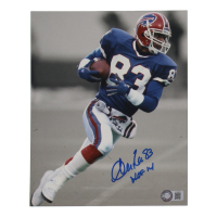 Andre Reed Signed Bills 8x10 Photo Inscribed "HOF 14" (Schwartz) at PristineAuction.com