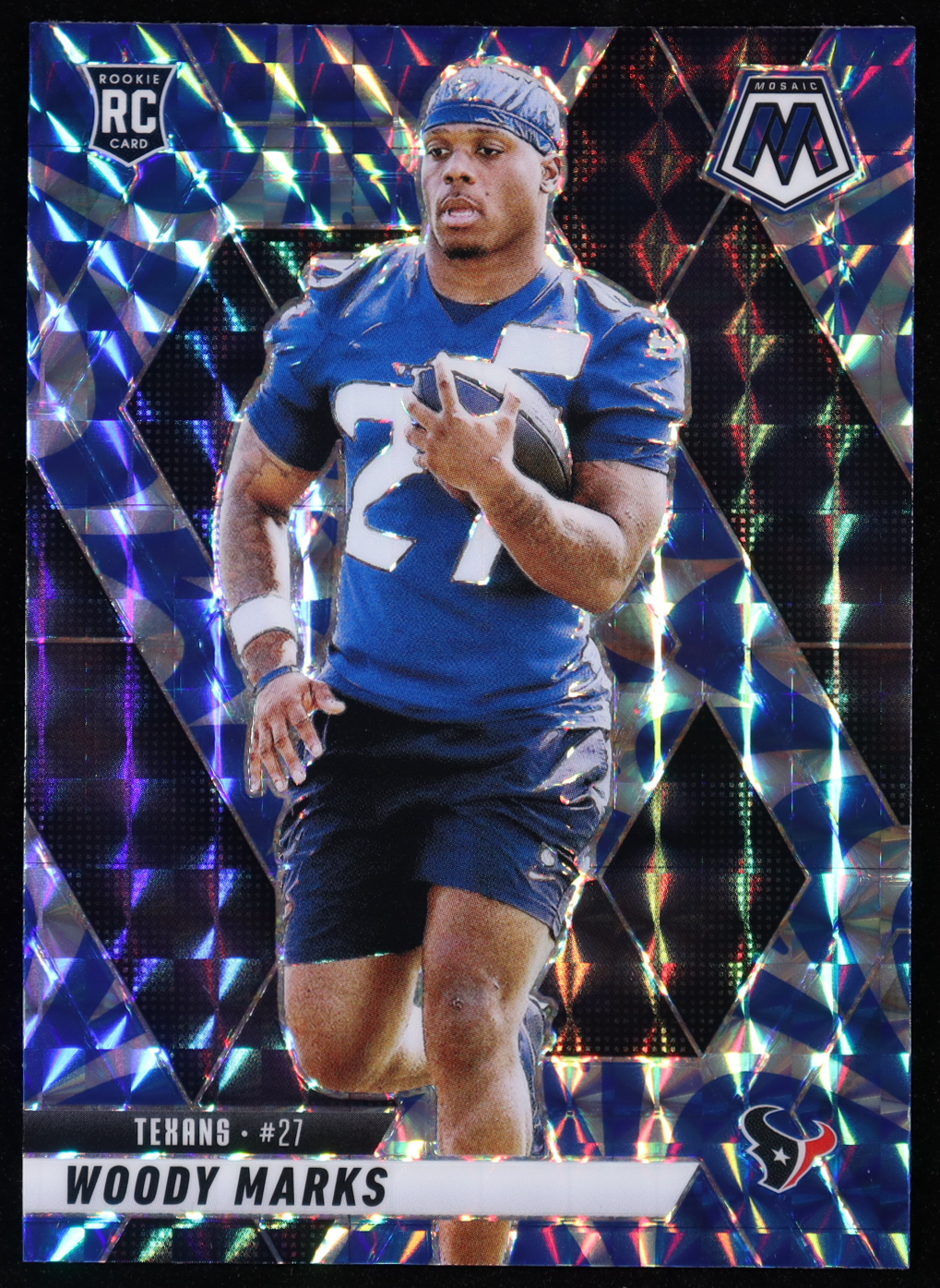 Woody Marks 2025 Panini Mosaic Mosaic Reactive Blue #395 RC at PristineAuction.com Woody Marks 2025 Panini Mosaic Mosaic Reactive Blue #395 RC at PristineAuction.com