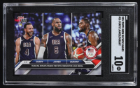 Stephen Curry / Lebron James / Kevin Durant 2024 Topps Now Olympic Games #26 (SGC 10) at PristineAuction.com