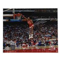Dominique Wilkins Signed Hawks 8x10 Photo (Schwartz) at PristineAuction.com