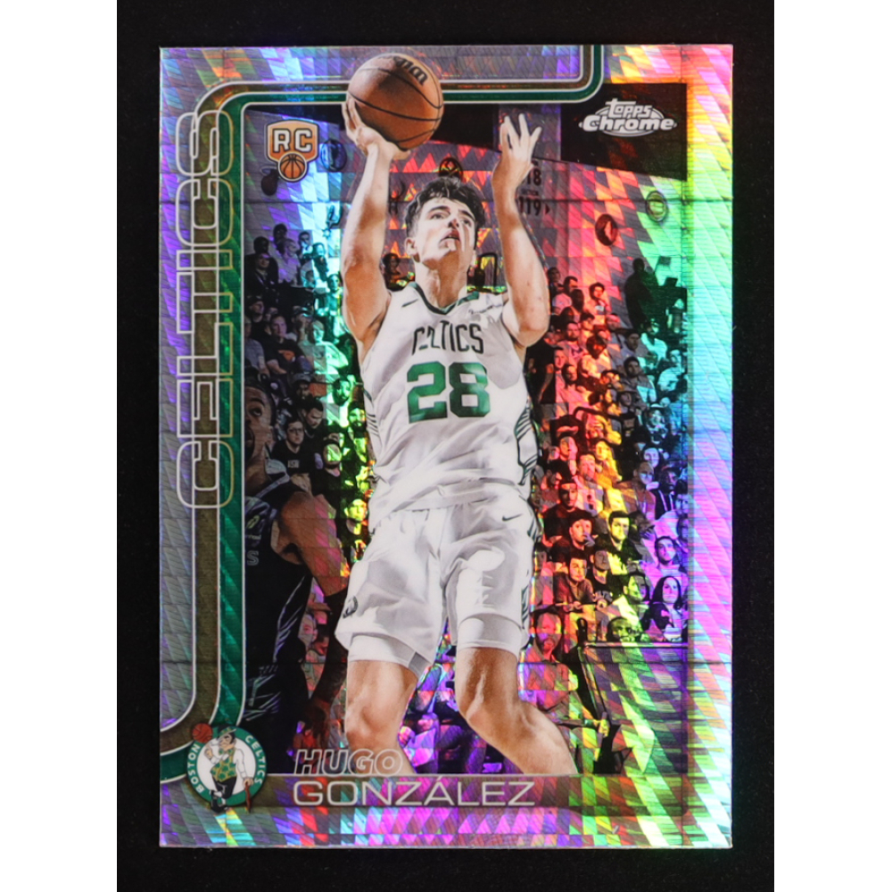 Hugo Gonzalez 2025-26 Topps Chrome Prism Refractors #278 RC at PristineAuction.com