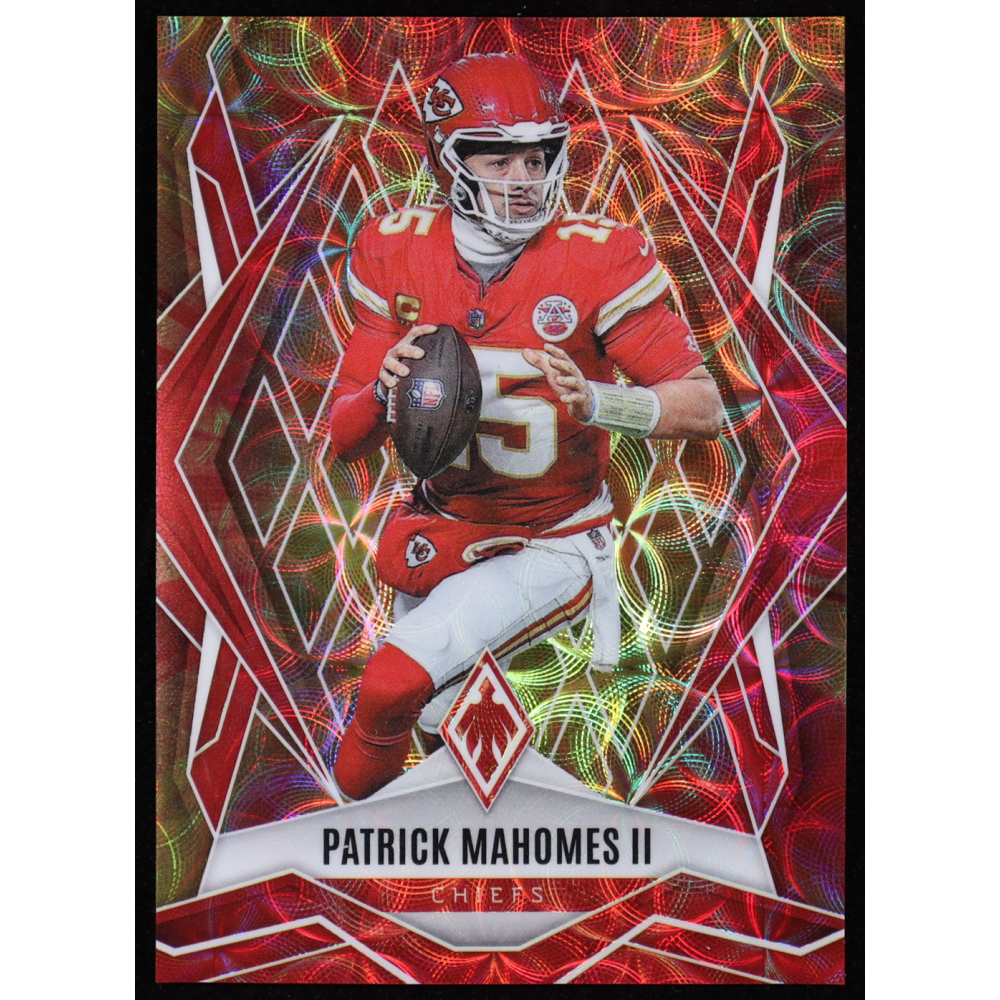 Patrick Mahomes II 2025 Panini Phoenix FireBurst Scope #1 #111/350 at PristineAuction.com