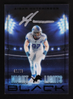 Aidan Hutchinson 2024 Panini Black Night Lights Autographs #NLSAHN #08/99 at PristineAuction.com