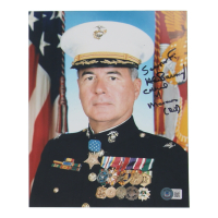 Harvey C. Barnum Jr. Signed 8x10 Photo with Inscriptions (Beckett) at PristineAuction.com