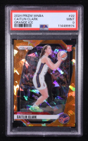 Caitlin Clark 2024 Panini Prizm WNBA Prizms Orange Ice #22 RC (PSA 9) at PristineAuction.com